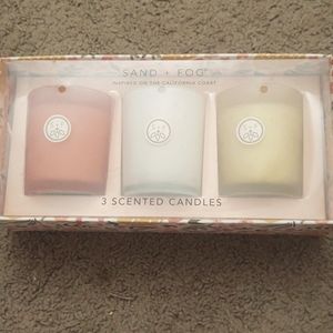 3 scented candles